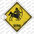 Sagittarius Zodiac Animal Xing Wholesale Novelty Diamond Sticker Decal