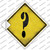 Question Mark Xing Wholesale Novelty Diamond Sticker Decal