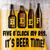 Its Beer Time Wholesale Novelty Square Sticker Decal