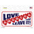 Love America Or Leave It Wholesale Novelty Sticker Decal