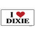 I Love Dixie Wholesale Novelty Sticker Decal