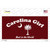 Carolina Girl Burgundy Wholesale Novelty Sticker Decal