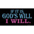 If Its Gods Will Wholesale Novelty Sticker Decal