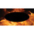 Real Flame With Black Center Oval Wholesale Novelty Sticker Decal