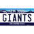 Giants New York State Wholesale Novelty Sticker Decal
