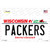 Packers Wisconsin State Wholesale Novelty Sticker Decal