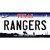 Rangers Texas State Wholesale Novelty Sticker Decal