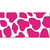Pink White Giraffe Wholesale Novelty Sticker Decal