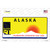 Alaska State Blank Wholesale Novelty Sticker Decal