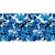 Blue Camouflage Wholesale Novelty Sticker Decal