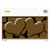 Brown Black Giraffe Brown Centered Hearts Wholesale Novelty Sticker Decal