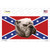 Confederate Flag Bulldog Wholesale Novelty Sticker Decal