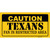 Caution Texans Wholesale Novelty Sticker Decal