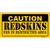 Caution Redskins Wholesale Novelty Sticker Decal