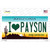 I Love Payson Arizona Wholesale Novelty Sticker Decal