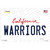 Warriors California State Wholesale Novelty Sticker Decal