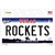 Rockets Texas State Wholesale Novelty Sticker Decal