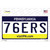 76ers Pennsylvania State Wholesale Novelty Sticker Decal