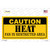 Caution Heat Fan Wholesale Novelty Sticker Decal