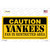 Caution Yankees Fan Wholesale Novelty Sticker Decal