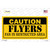 Caution Flyers Wholesale Novelty Sticker Decal