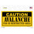Caution Avalanche Wholesale Novelty Sticker Decal