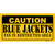 Caution Blue Jackets Wholesale Novelty Sticker Decal