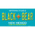 Black Bear New Mexico Teal Wholesale Novelty Sticker Decal