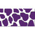 Purple White Giraffe Wholesale Novelty Sticker Decal
