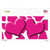 Pink White Giraffe Pink Centered Hearts Wholesale Novelty Sticker Decal