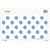 Light Blue White Polka Dot Wholesale Novelty Sticker Decal