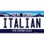 Italian New York Background Wholesale Novelty Sticker Decal