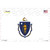 Massachusetts State Flag Wholesale Novelty Sticker Decal