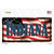 Indiana on American Flag Wholesale Novelty Sticker Decal