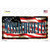 Massachusetts on American Flag Wholesale Novelty Sticker Decal