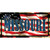 Missouri on American Flag Wholesale Novelty Sticker Decal