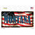 Montana on American Flag Wholesale Novelty Sticker Decal