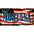 Montana on American Flag Wholesale Novelty Sticker Decal