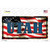 Utah on American Flag Wholesale Novelty Sticker Decal