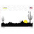 Southwest Cactus Sunrise White Wholesale Novelty Sticker Decal