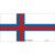 Faroe Islands Flag Wholesale Novelty Sticker Decal