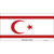 Northern Cyprus Flag Wholesale Novelty Sticker Decal