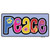 Peace And Flowers Wholesale Novelty Sticker Decal