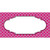 Pink White Quatrefoil Center Scallop Wholesale Novelty Sticker Decal