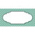 Mint White Quatrefoil Center Scallop Wholesale Novelty Sticker Decal