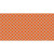 Orange White Quatrefoil Wholesale Novelty Sticker Decal