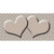Tan White Quatrefoil Tan Center Hearts Wholesale Novelty Sticker Decal