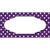 Scallop Purple White Polka Dot Wholesale Novelty Sticker Decal