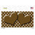 Brown White Polka Dot Center Hearts Wholesale Novelty Sticker Decal