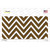 Brown Chevron Wholesale Novelty Sticker Decal